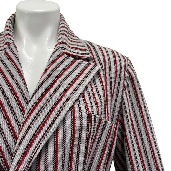 VINTAGE Handmade Granny Robe Midi Sweater Jacket - S/M - knit - Grunge - BOHO - Picture 6 of 10